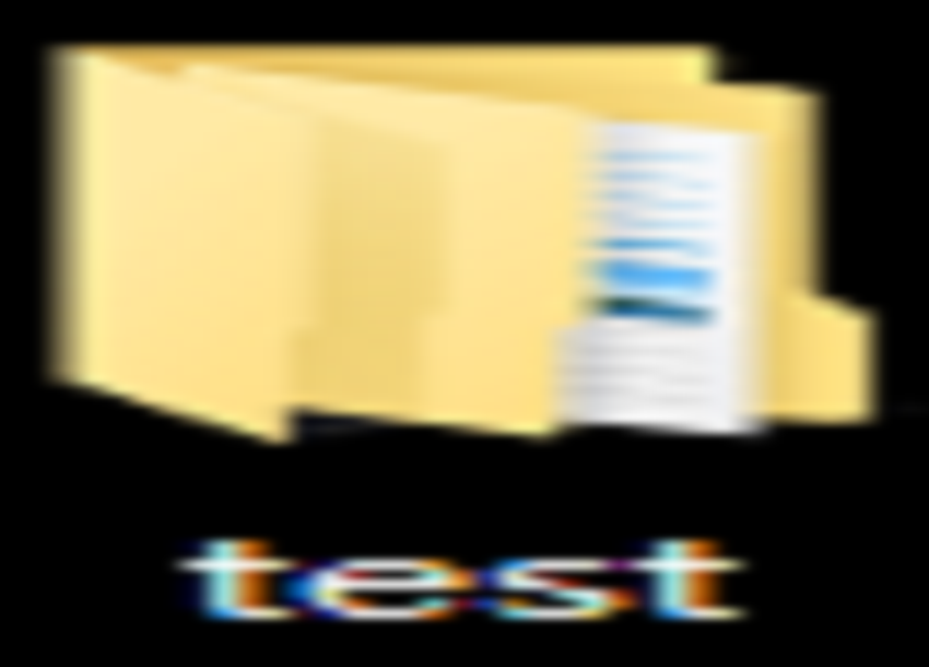 解压后的 test 文件夹